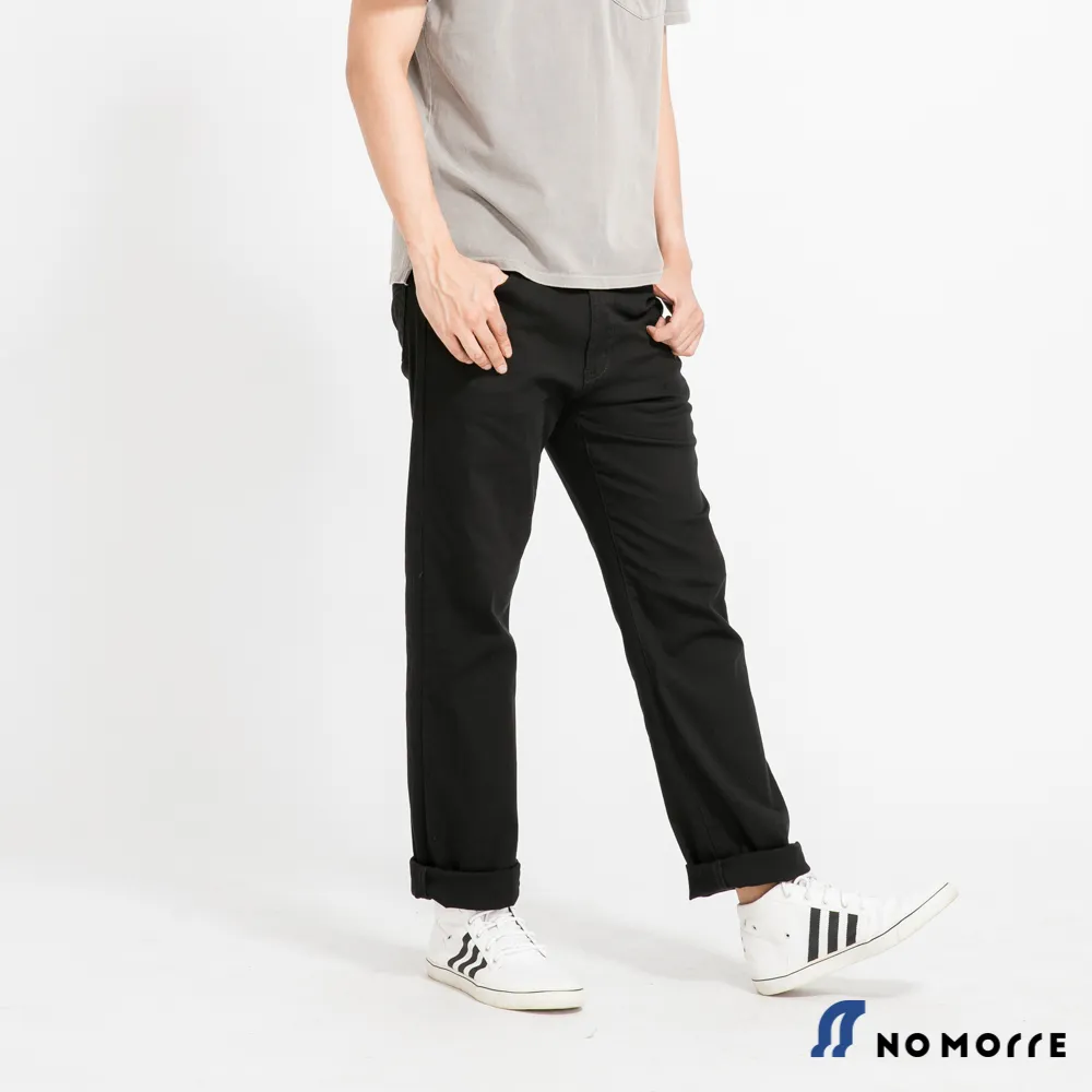 【NoMorre】黑色休閒褲 黑色長褲 超彈力 輕薄尼龍 窄管褲 M-3L 台灣現貨 #5486(黑色) 歷史價格詳細信息