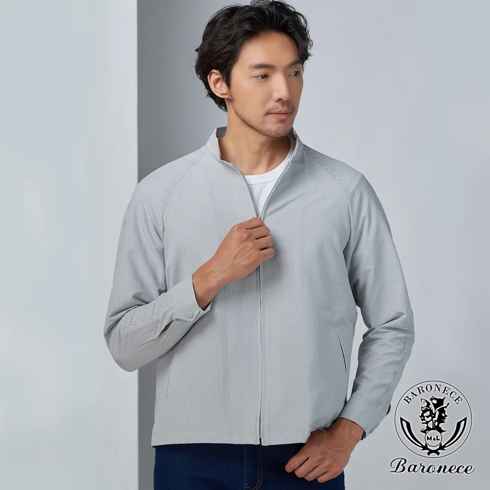 【BARONECE】休閒率性質感編織針扣皮帶_黑灰(623013) 歷史價格詳細信息