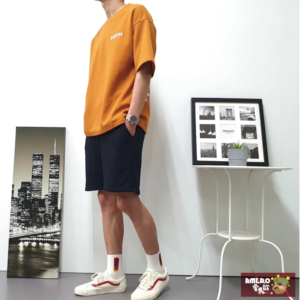 【AMERO】男女款 休閒短褲 防風 防水 涼感 尼龍短褲 鬆緊褲頭 情侶款 歷史價格詳細信息