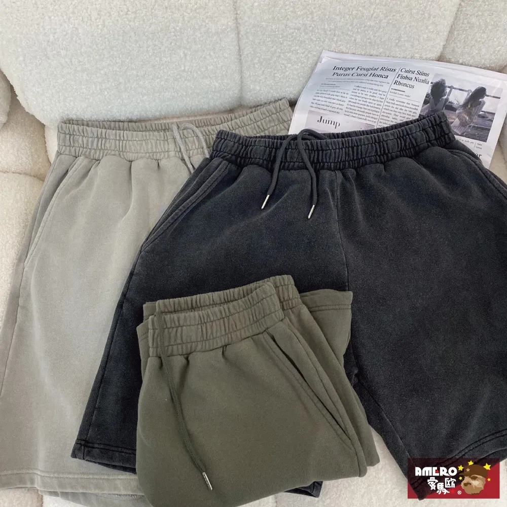 【AMERO】男女裝 休閒棉短褲 彈性 情侶裝 歷史價格詳細信息