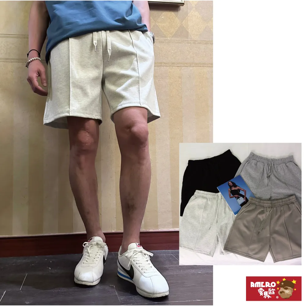 【AMERO】男裝 女裝 休閒棉褲 立體紋 素面 寬鬆 鬆緊褲頭 情侶裝 歷史價格詳細信息