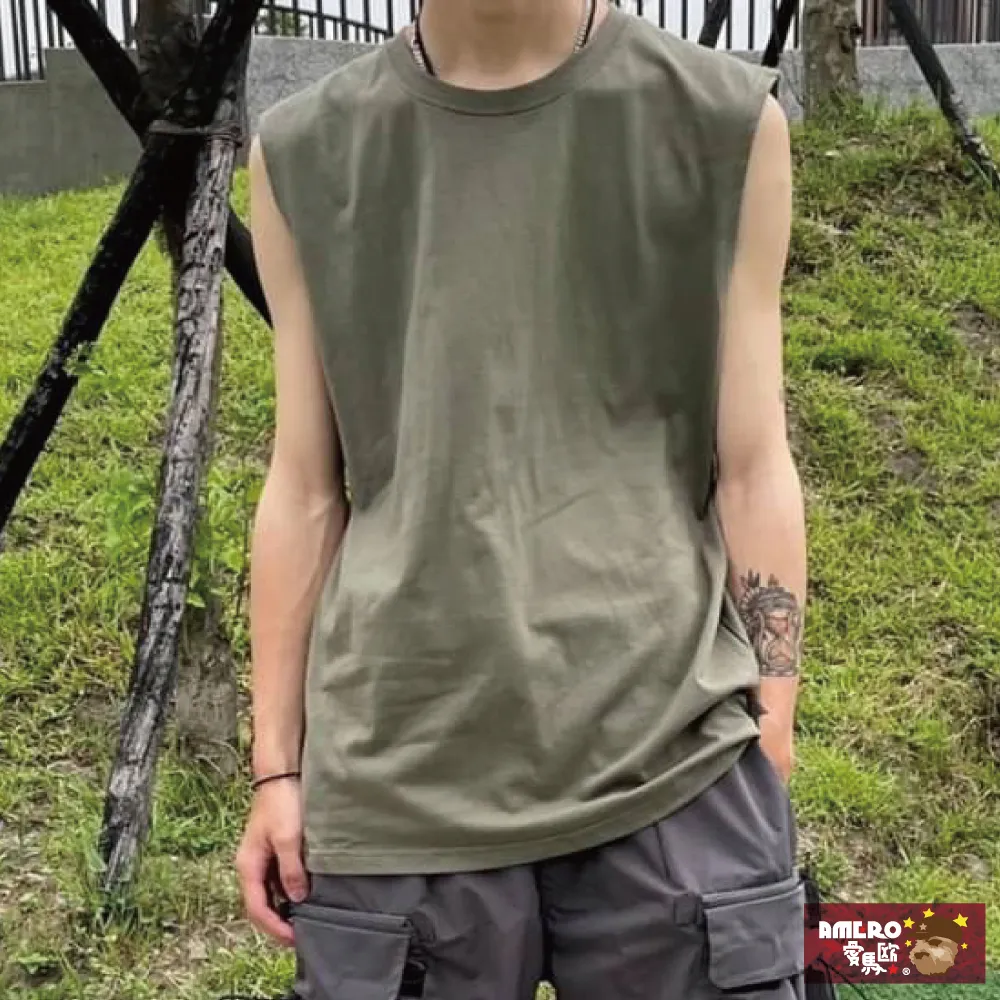 【AMERO】男裝 女裝 圓領 寬肩 開叉 內搭背心 情侶裝 歷史價格詳細信息