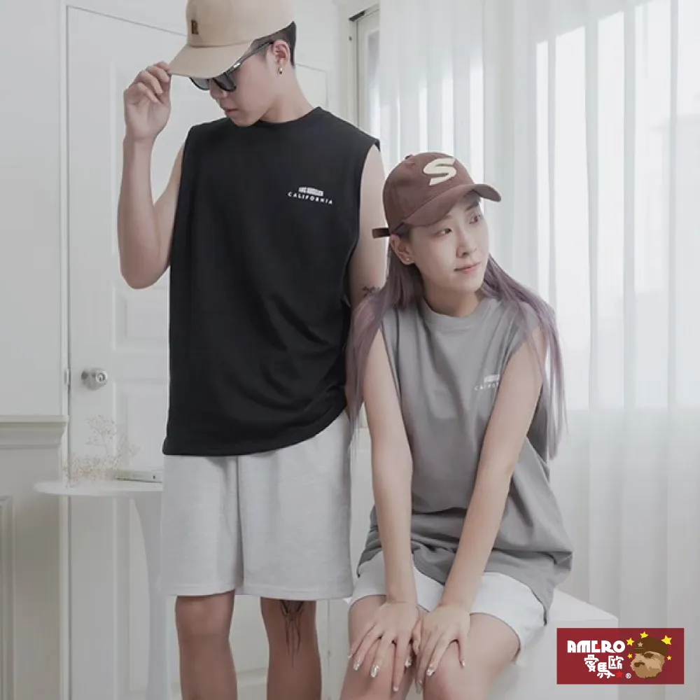 【AMERO】男裝 女裝 休閒棉褲 短褲 寬鬆 鬆緊褲頭 綁帶 英文字印花 情侶裝 歷史價格詳細信息