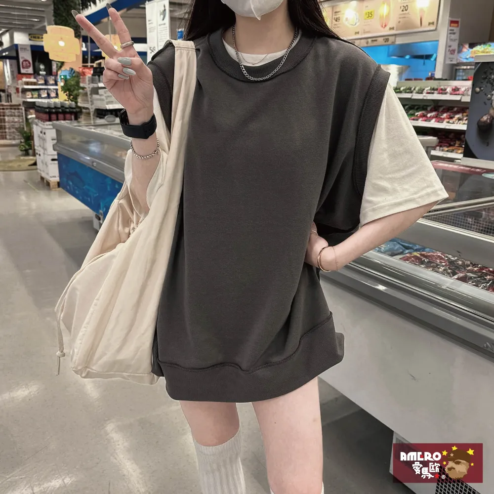 【AMERO】男女裝 雙面素色大學T 寬鬆 落肩 情侶裝 共19色 歷史價格詳細信息