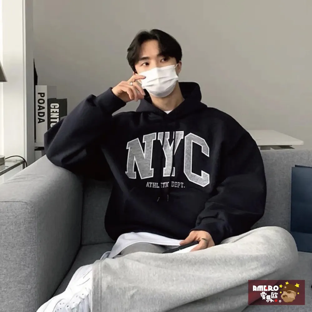 【AMERO】男裝 女裝 長袖刷毛帽Ｔ(男裝 女裝 長袖刷毛帽Ｔ 英文字貼布繡 寬鬆 落肩 情侶裝) 歷史價格詳細信息