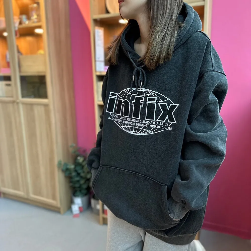 【AMERO】男裝 女裝 長袖連帽Ｔ恤 泰迪熊毛 刷漆英文 寬鬆 落肩 情侶裝 歷史價格詳細信息