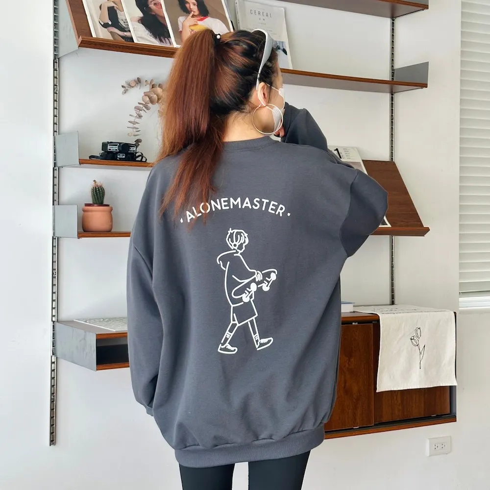 【AMERO】男女款 刷毛長袖大學Ｔ 滑板男孩印花 情侶裝 親子裝 歷史價格詳細信息