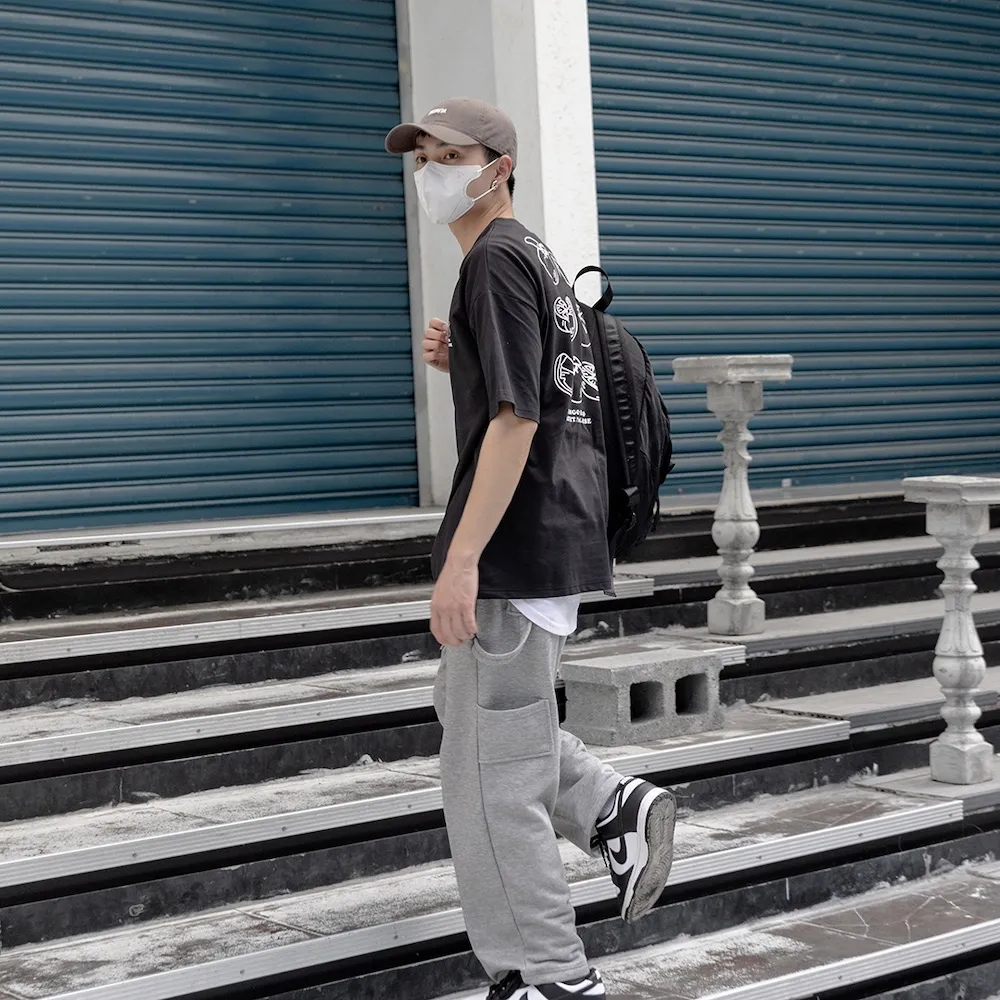 【AMERO】男裝 女裝 畫家口袋牛仔長褲 特殊車線 情侶裝 歷史價格詳細信息