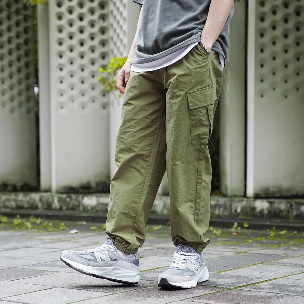 【AMERO】男裝 女裝 防潑水 反光單線 長褲 闊腿 寬版 情侶裝 歷史價格詳細信息