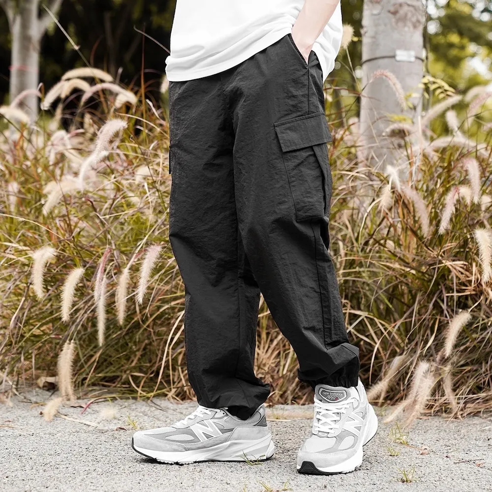 【AMERO】男裝 女裝 防潑水 反光單線 長褲 闊腿 寬版 情侶裝 歷史價格詳細信息