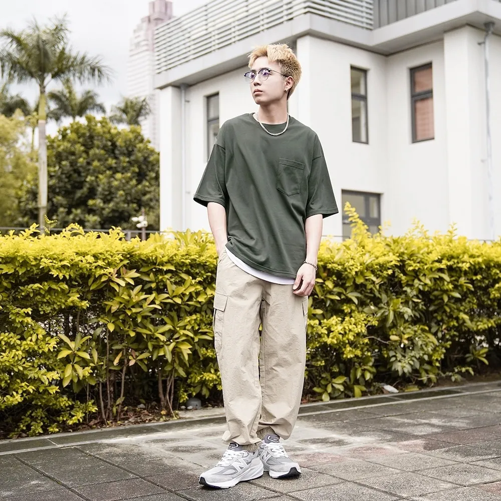 【AMERO】男裝 女裝 防潑水 反光單線 長褲 闊腿 寬版 情侶裝 歷史價格詳細信息