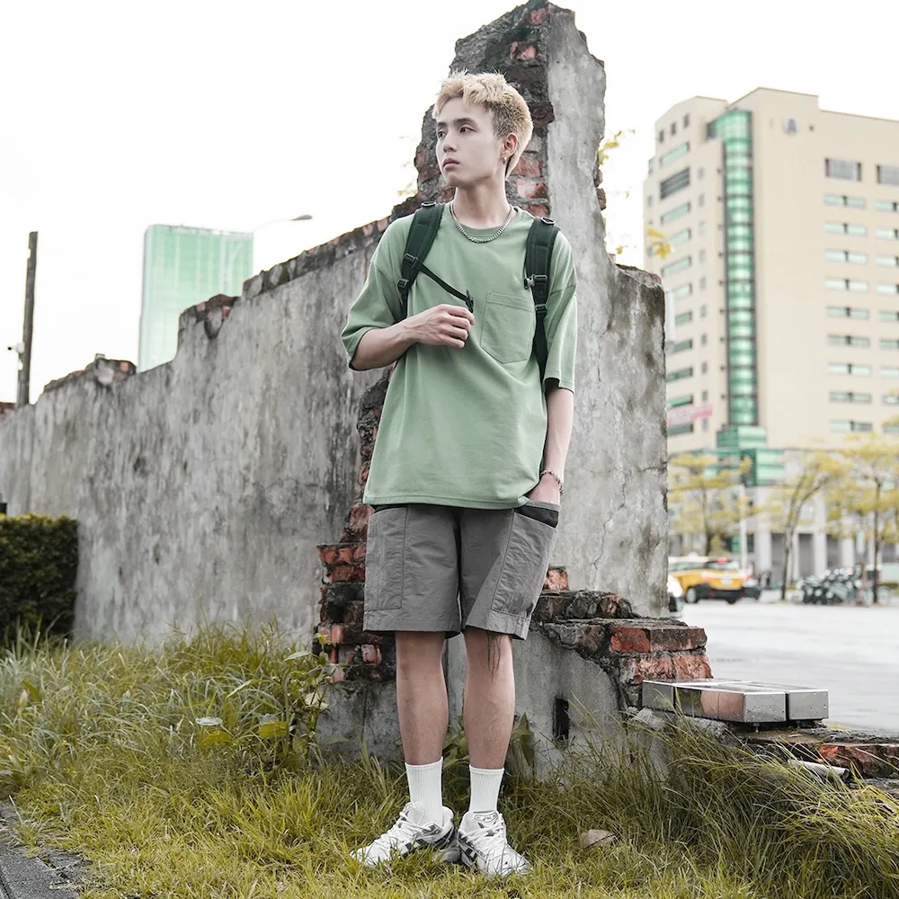 【AMERO】男裝 女裝 防潑水 反光單線 長褲 闊腿 寬版 情侶裝 歷史價格詳細信息