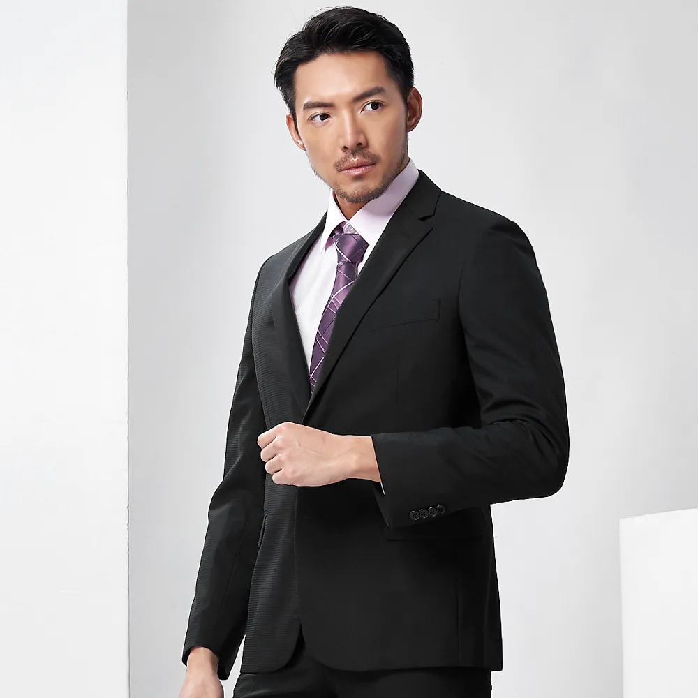 【per-pcs】低調品味羊毛合身平面西褲_深藍格(717103) 歷史價格詳細信息