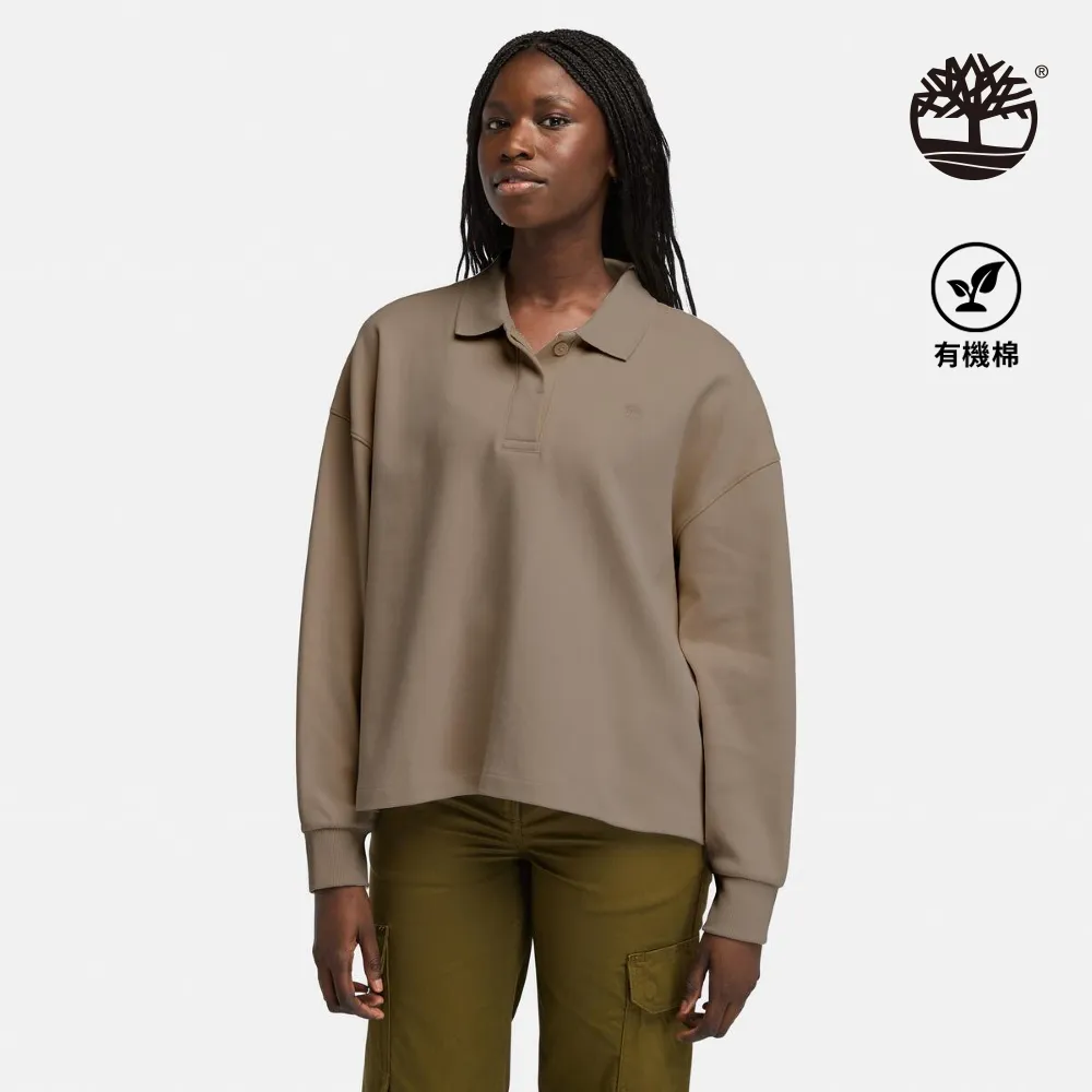 Timberland 女款咖啡色長袖合身T恤|A5ZHQBK0 歷史價格詳細信息