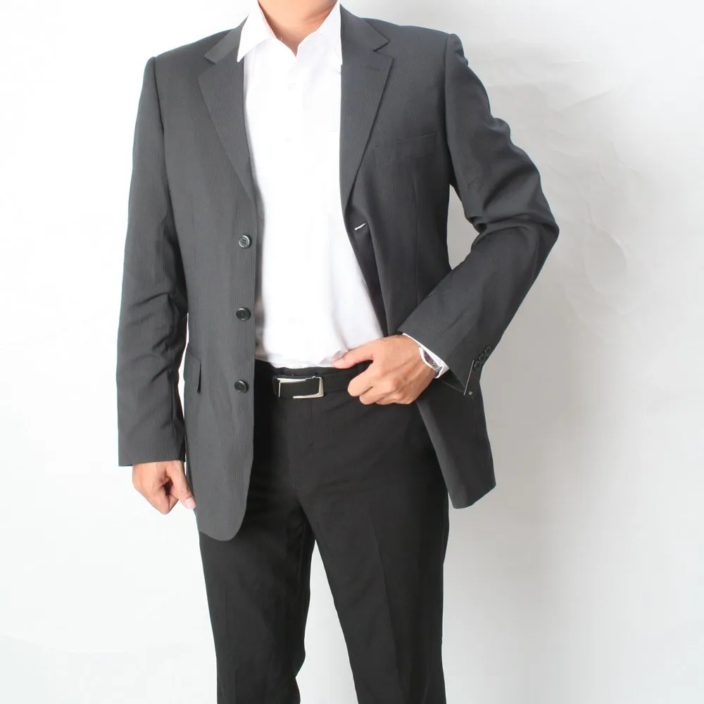 男仕 淺灰色 細直條紋 長袖襯衫 NET men  100%COTTON 15號 歷史價格詳細信息