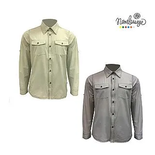 日本namelessage無名世代女款素色襯衫(米黃/灰卡)_72W602 歷史價格詳細信息