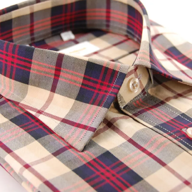 【金安德森】經典大格紋窄版短袖襯衫 歷史價格詳細信息