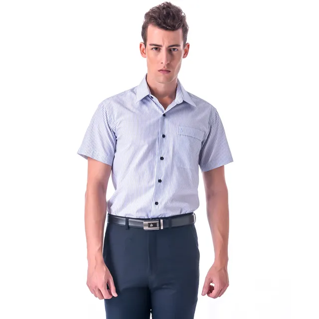 【金安德森】藍色吸排斜紋窄版襯衫-長袖 歷史價格詳細信息