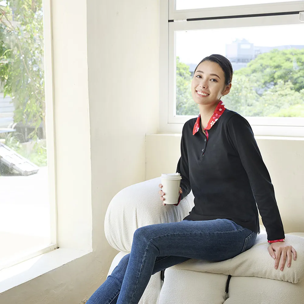 【LEIDOOE】油桐花領休閒男版長袖POLO衫(53196桃紅) 歷史價格詳細信息