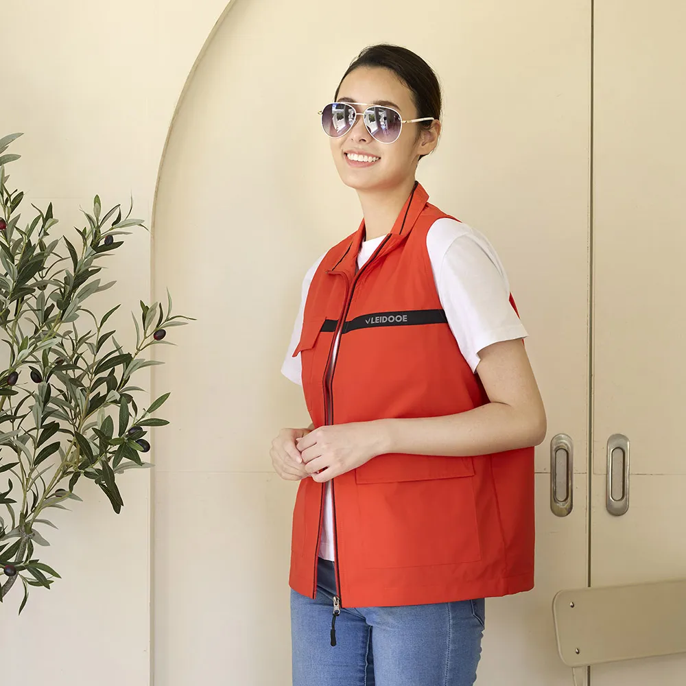 【LEIDOOE】中性版雙面穿背心(22095)藍/橘 歷史價格詳細信息