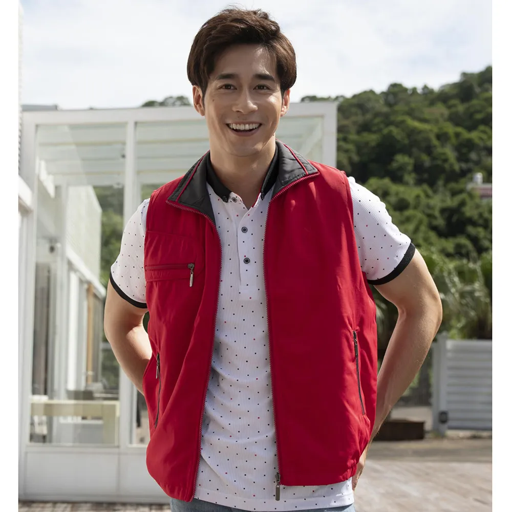 【LEIDOOE】紅白藍元素休閒男短polol衫16711 歷史價格詳細信息