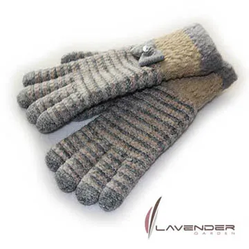 Lavender-蝴蝶結格紋雙層手套-黑色 歷史價格詳細信息