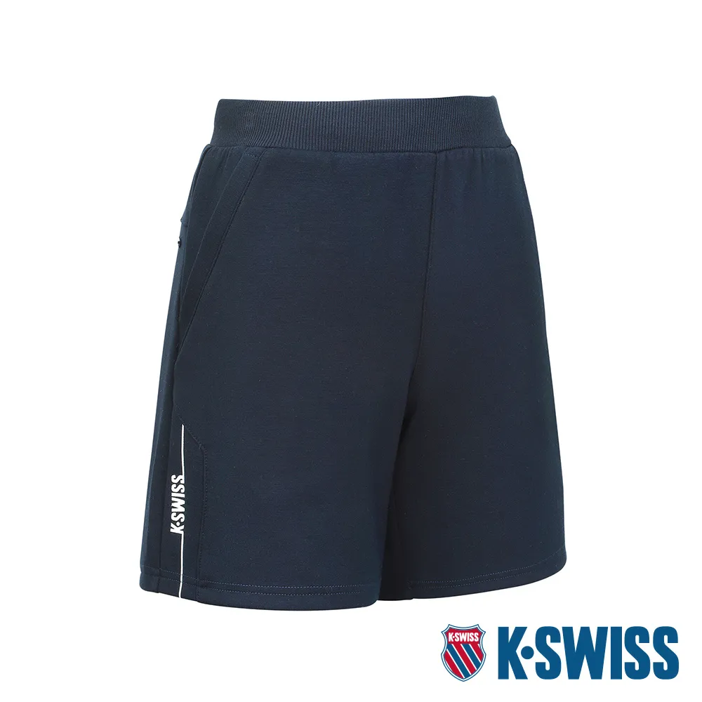 【K-SWISS】運動休閒短褲 Color Stripes Shorts-男-藍(106113-426) 歷史價格詳細信息