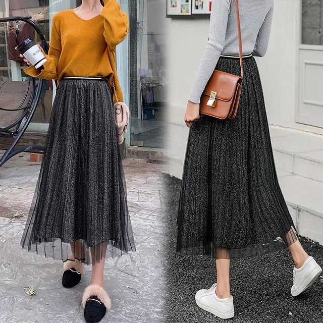 休閒長褲 現貨 飄逸風千鳥紋鬆緊腰長寬褲 iNio 衣著美學 歷史價格詳細信息