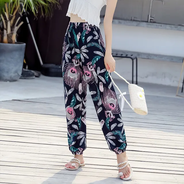 休閒寬褲 韓國 高磅彈力類雪紡隱 抽繩素面休閒褲 情侶款【PA88222】現貨＋預購 歷史價格詳細信息