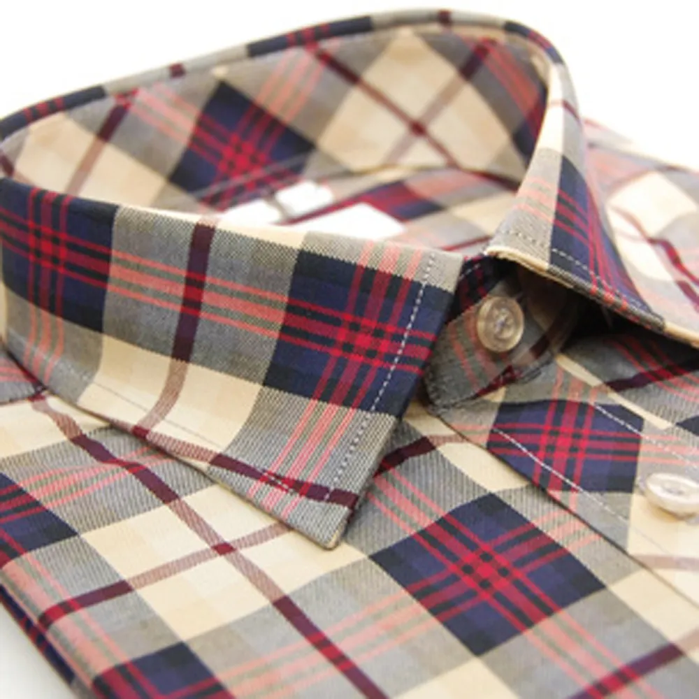 【金安德森】經典大格紋窄版短袖襯衫 歷史價格詳細信息