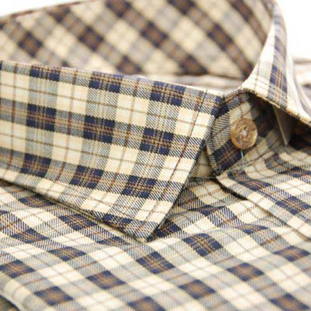 【金安德森】經典卡其色大格紋窄版長袖襯衫 歷史價格詳細信息