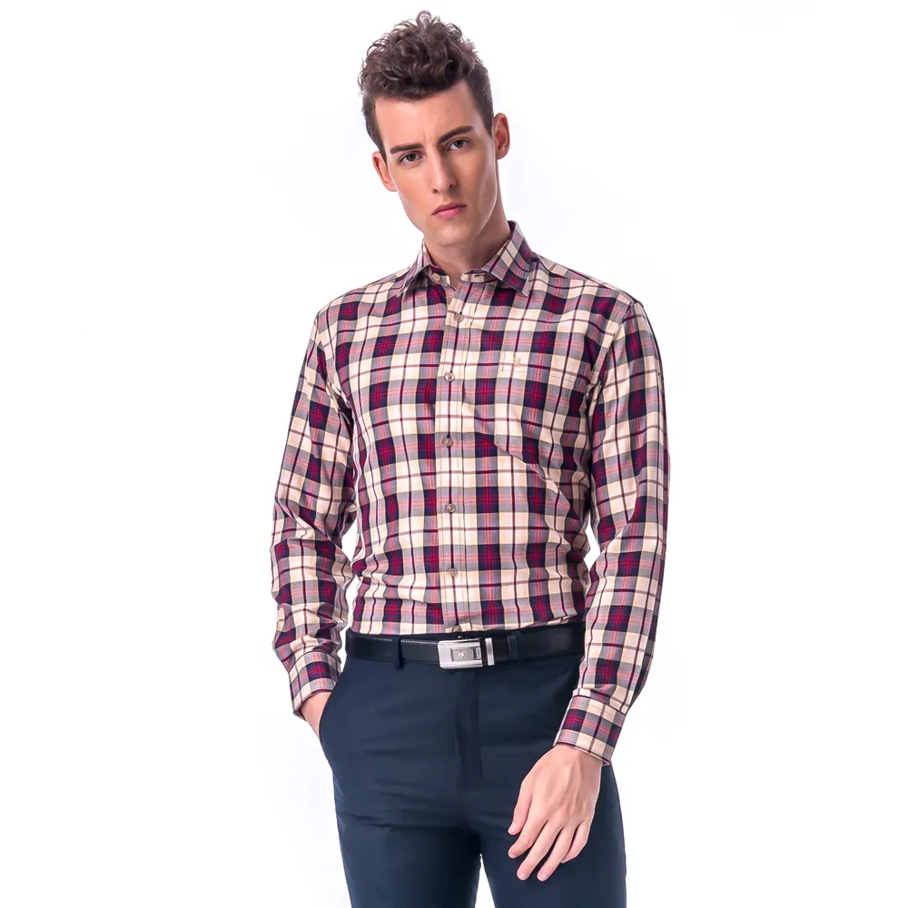 【金安德森】經典大格紋窄版短袖襯衫 歷史價格詳細信息