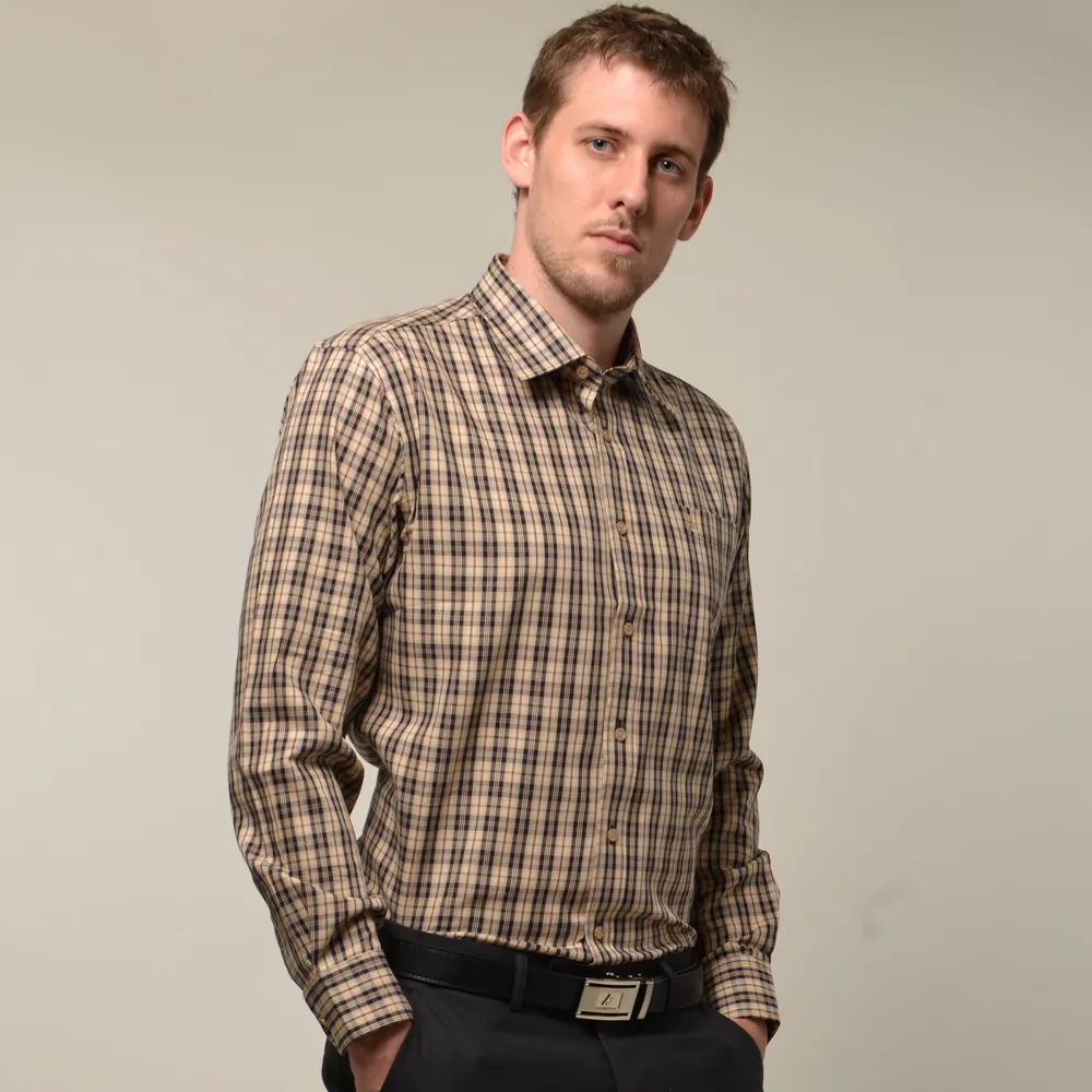 【金安德森】經典格紋窄版短袖襯衫 歷史價格詳細信息