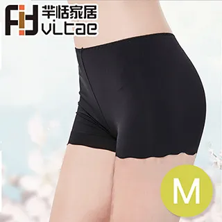 Fit Vitae羋恬家居 舒心冰絲無痕安全褲/防走光褲(M-黑色-二入組) 歷史價格詳細信息