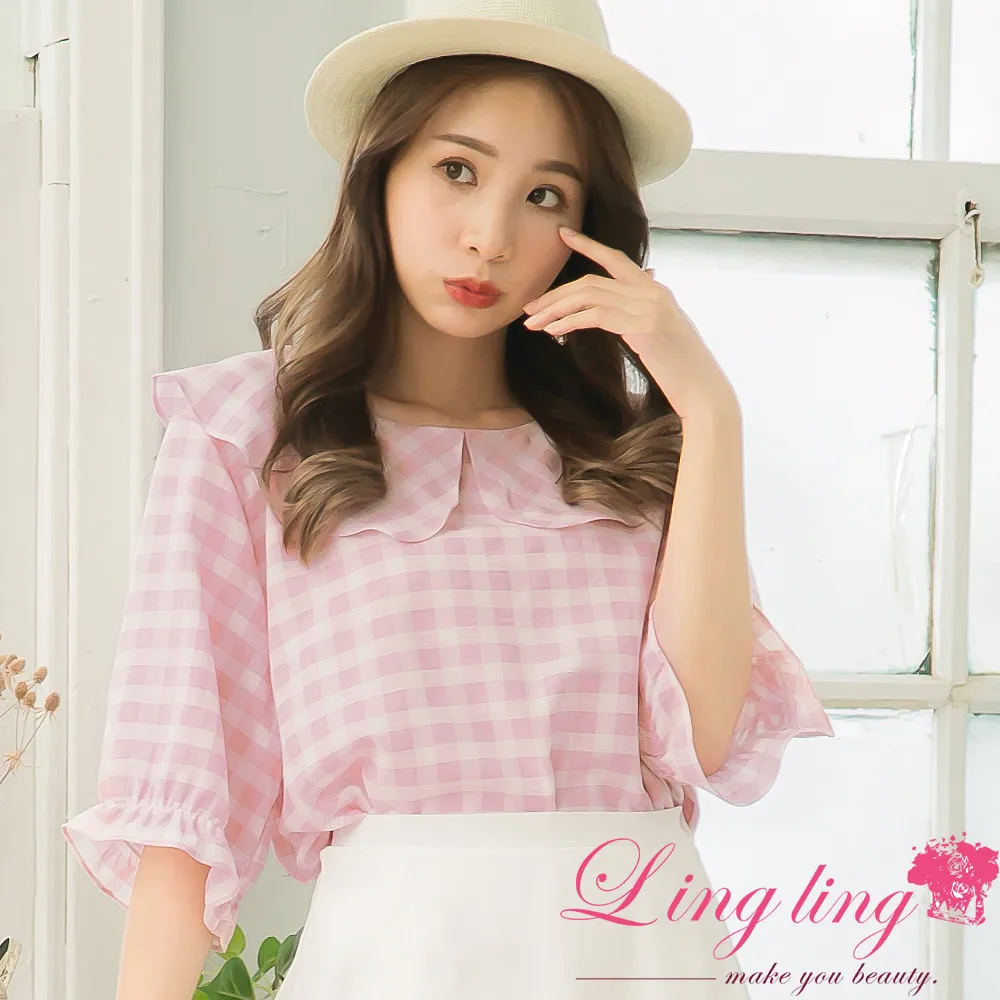 荷葉翻領五分泡袖麻料長洋裝 女裝 亞麻 五分袖 連身裙 洋裝 歷史價格詳細信息