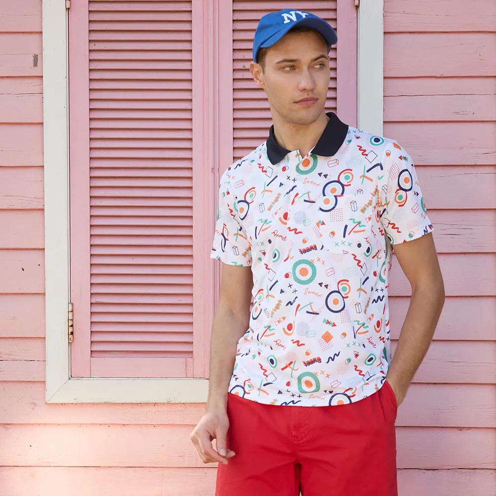 【LEIDOOE】細針吸排紗女短POLO衫(16895) 歷史價格詳細信息