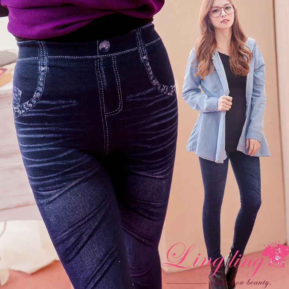 仿牛仔色 棉質內刷毛星星內搭褲  童裝  啾啾Baby magic 現貨在台灣【p006166645523】 歷史價格詳細信息