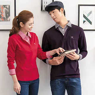 【LEIDOOE】假兩件式時尚休閒男短POLO衫(16770橘紅) 歷史價格詳細信息