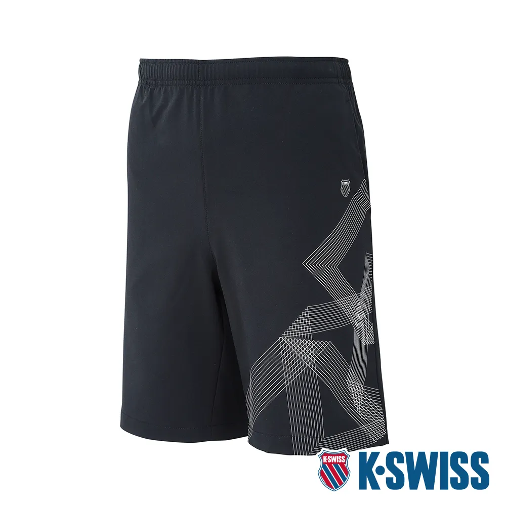 K-SWISS Woven Pocket Shorts棉質休閒短褲-男-黑 歷史價格詳細信息