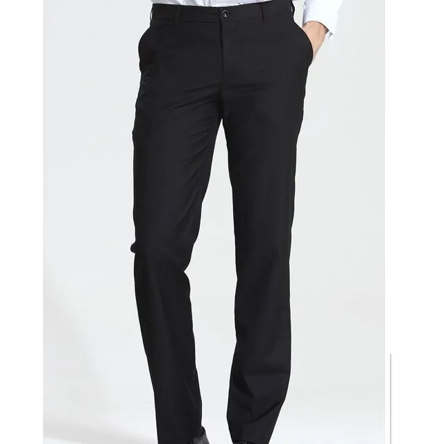 YUANHO 上班族商務正統 免燙西褲、平面深藍黑 歷史價格詳細信息