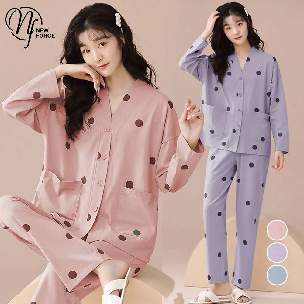 居家睡衣 點點悠哉 二件式長袖日式風休閒服(男)AngelHoney天使霓裳 歷史價格詳細信息