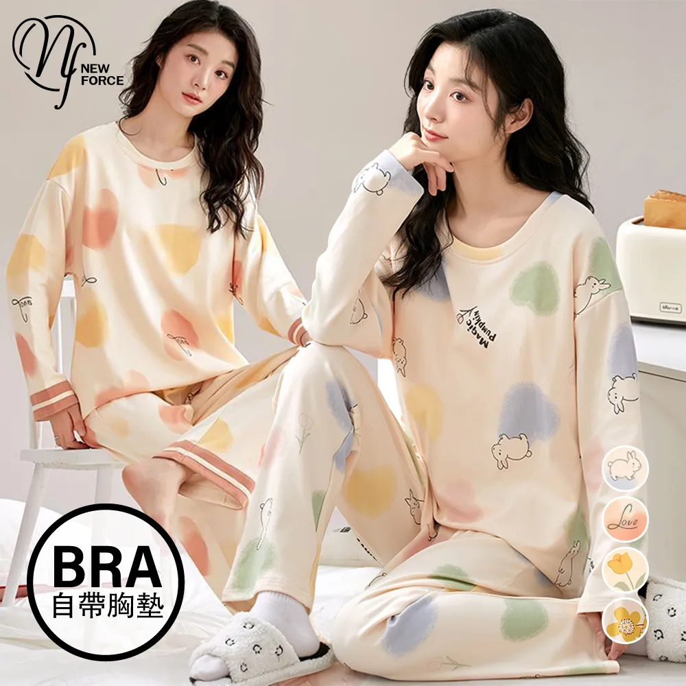 居家睡衣 滿心圍繞 二件式細肩帶短袖成套休閒服(粉F) AngelHoney天使霓裳 歷史價格詳細信息