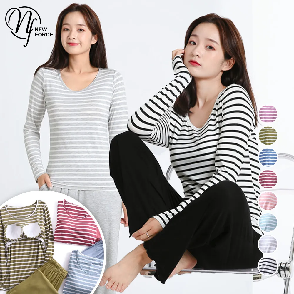 (NEW FORCE) 莫代爾柔感背心居家睡衣-4色可選 歷史價格詳細信息