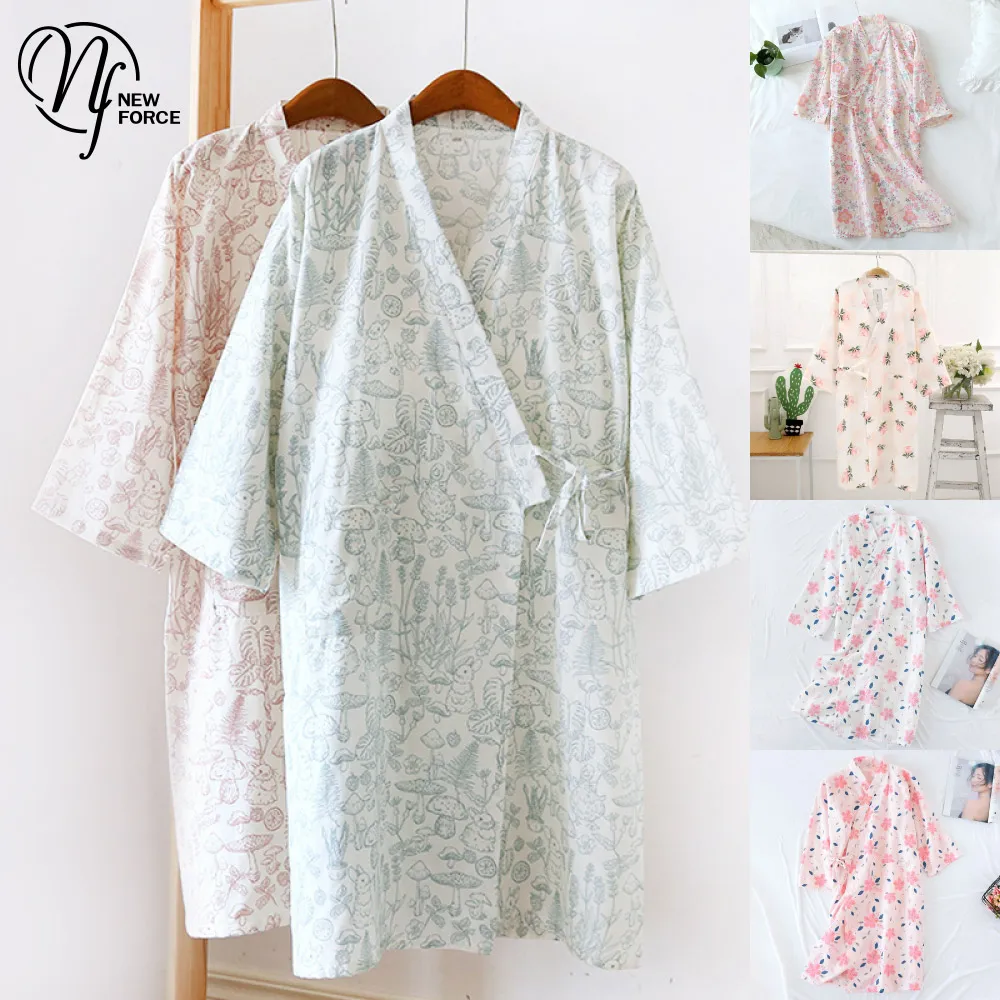 (NEW FORCE)日系寬鬆氣質印花睡裙-六款可選 歷史價格詳細信息