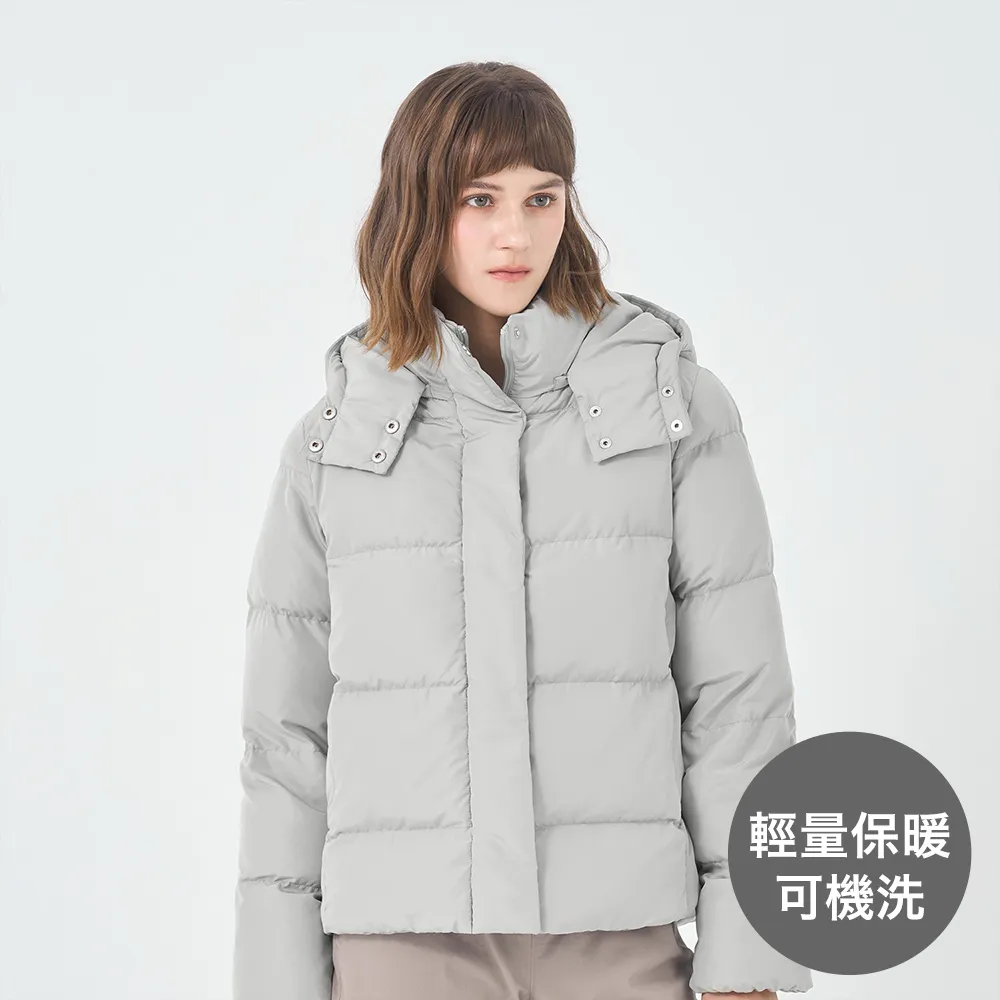 GIORDANO 女裝E care輕暖系列連帽外套-11 北極狼白 歷史價格詳細信息