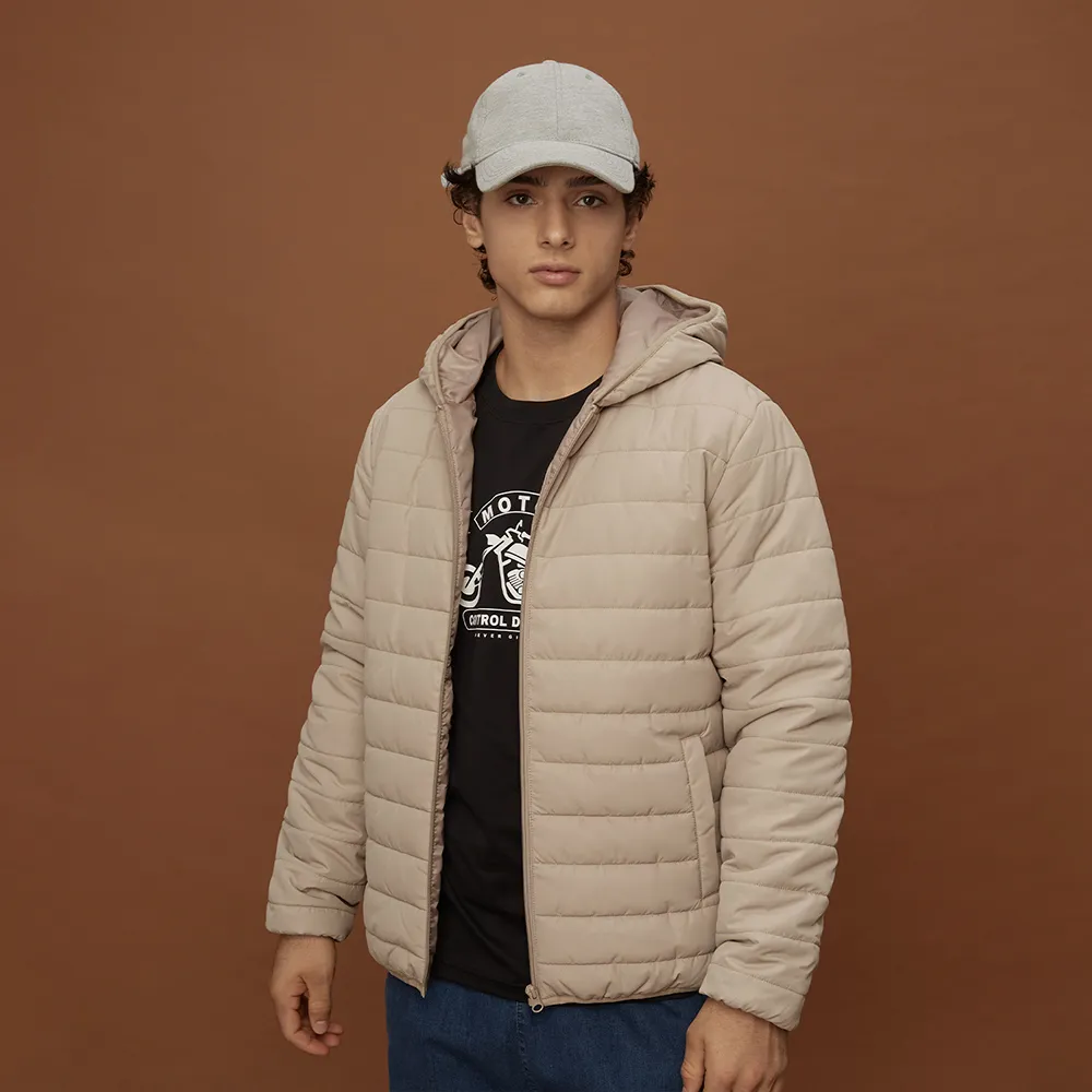 GIORDANO 男裝E care輕暖系列連帽外套-09 標誌黑 歷史價格詳細信息