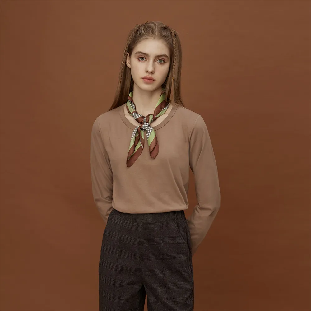 GIORDANO 女裝圓領素色連肩上衣 (三色任選) 13322205 歷史價格詳細信息