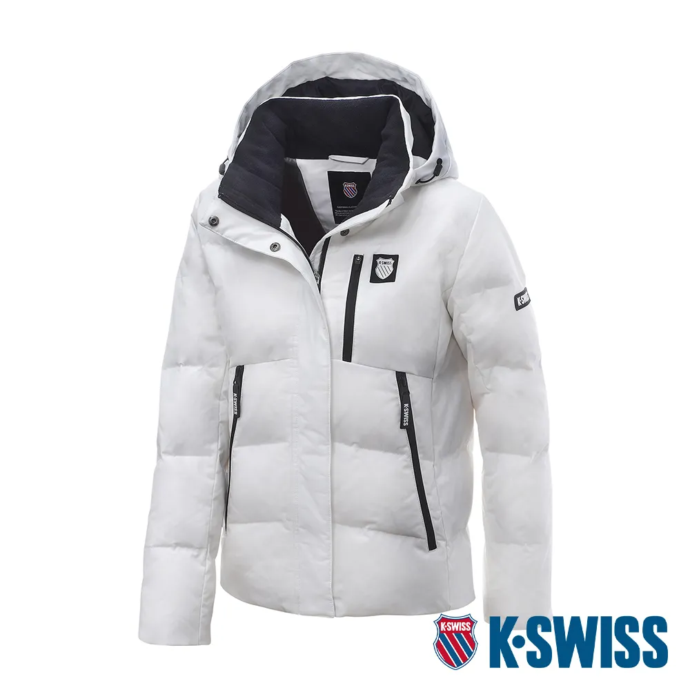 K-SWISS Down Vest可拆式連帽羽絨背心-男-黑 歷史價格詳細信息