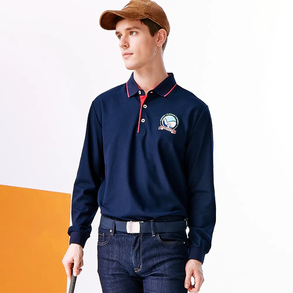 聖手牌 深藍長袖POLO衫 T262103-02 歷史價格詳細信息