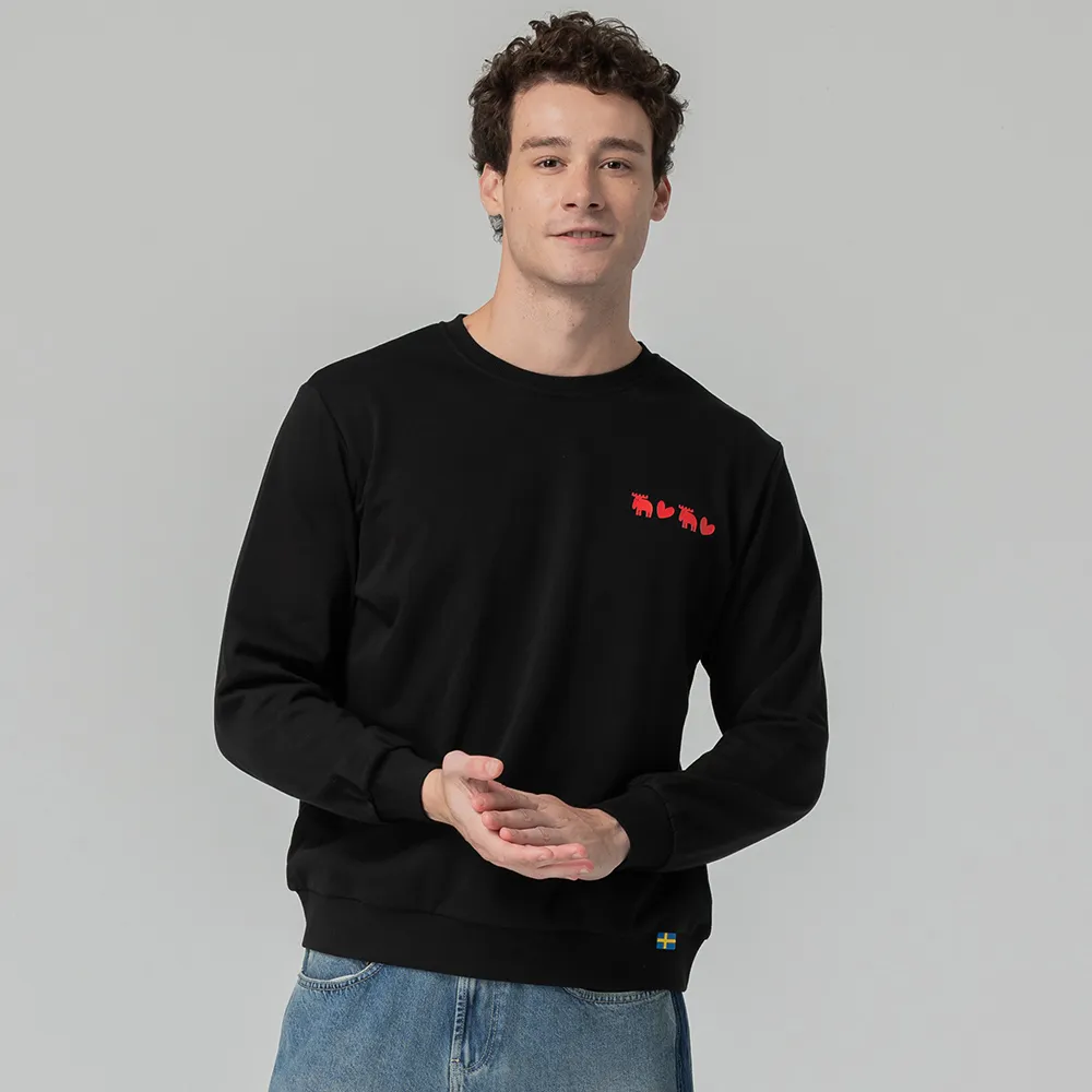 moz瑞典 心心相印駝鹿 舒適柔棉 100%純棉短T-萬年黑(亞洲版)男款 歷史價格詳細信息